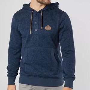 NWT Element Highland Hoodie Henley Sweatshirt